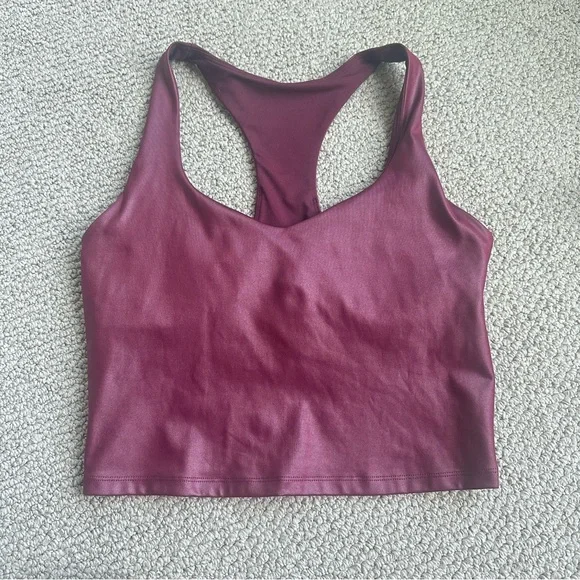 Fabletics Anywhere Shine Built-In Bra Tank - Picture 2 of 5